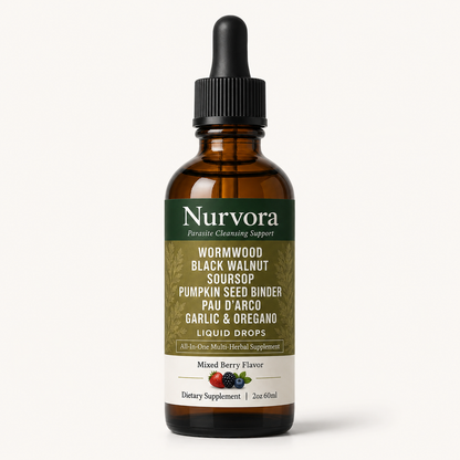 NURVORA Wild-Harvested Wormwood Herbal Drops