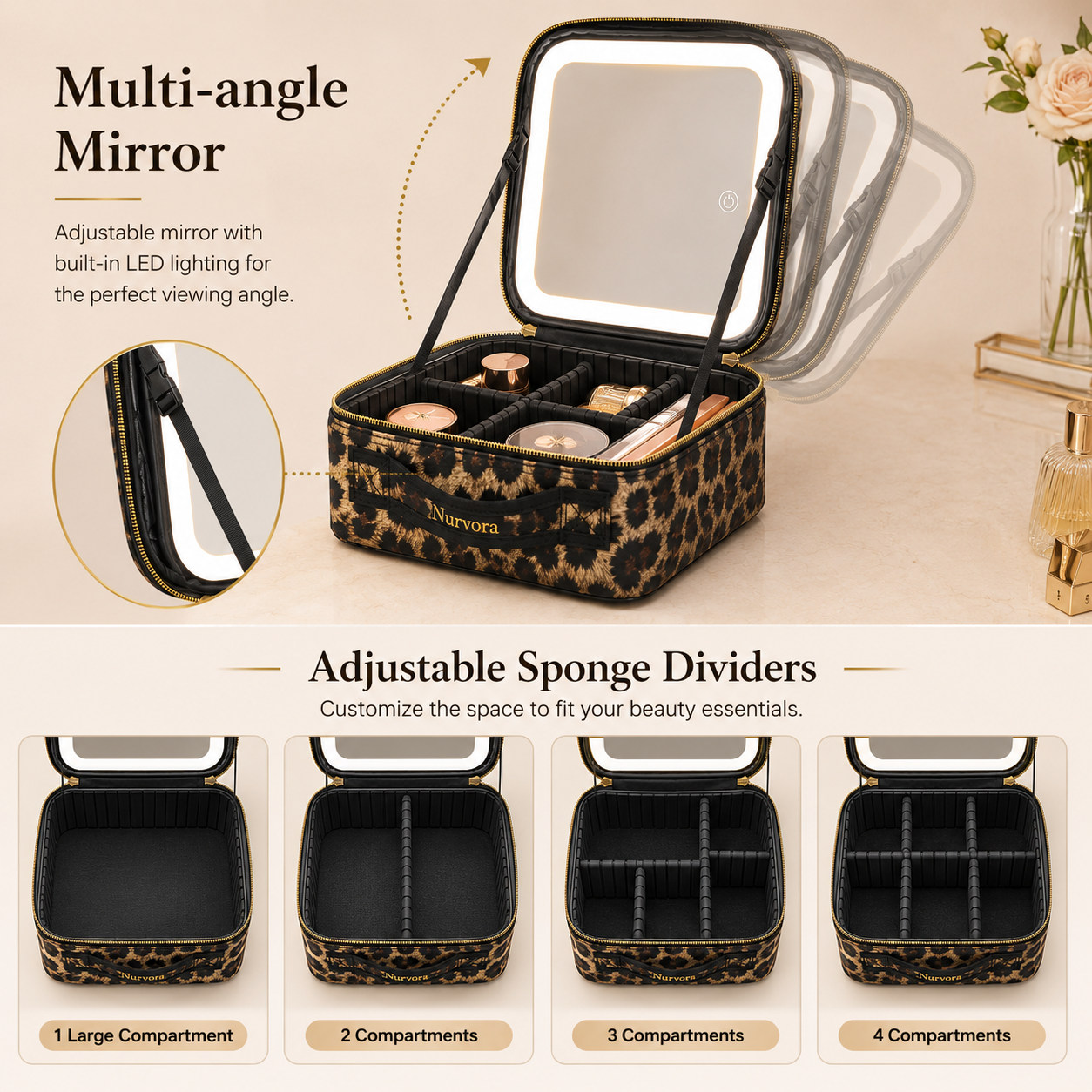 Nurvora Travel Vanity Bag